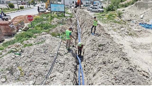 Demirci’ye kesintisiz içme suyu için dev adım Demirci’ye kesintisiz içme suyu için dev adım